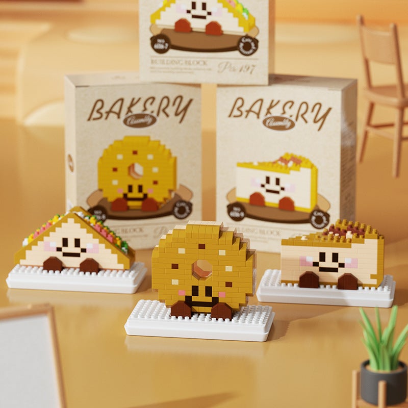 Dropshipping Bread Building Blocks Micro-Particle Children'S Educational Assembly Toys Gift Kids Toast Puzzle - Image 5